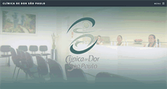 Desktop Screenshot of clinicadedorsp.com.br
